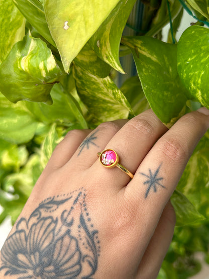 Mystic Bloom Ring - Pink