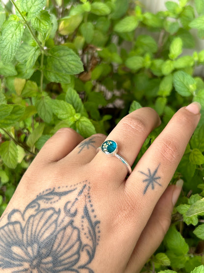 Mystic Bloom Ring - Blue