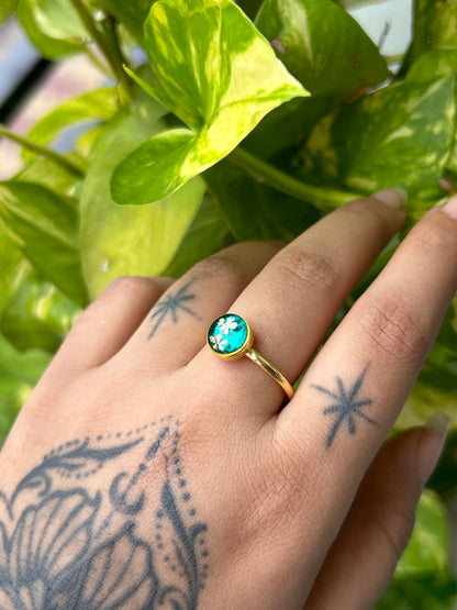 Emerald Bloom Ring