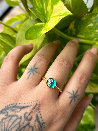 Emerald Bloom Ring