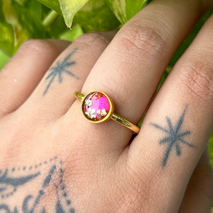 Mystic Bloom Ring - Pink